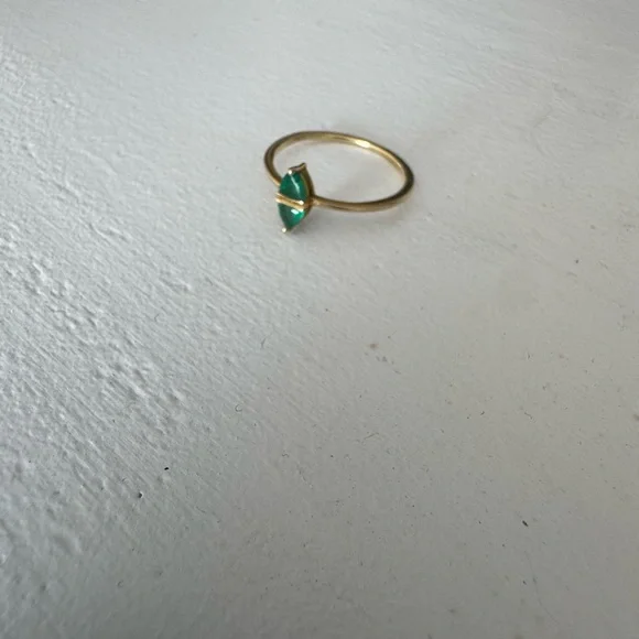 Ila Collection Nessa Ring with Emeralds